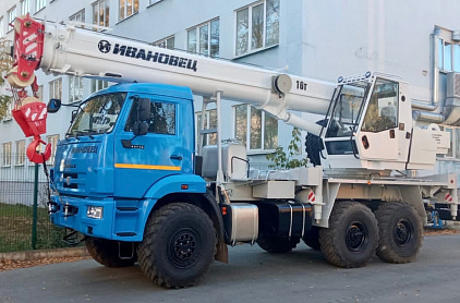 Для «Газпрома» была поставлена спецпартия автокранов «ИВАНОВЕЦ» на 16 тонн